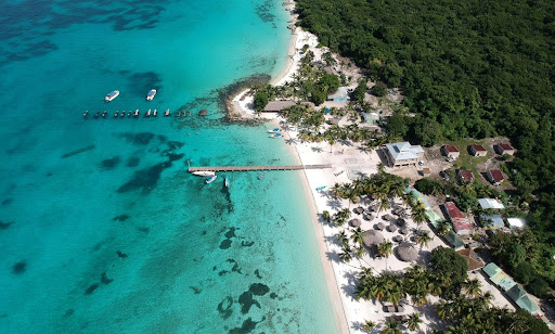 Boats on a Punta Cana coastline