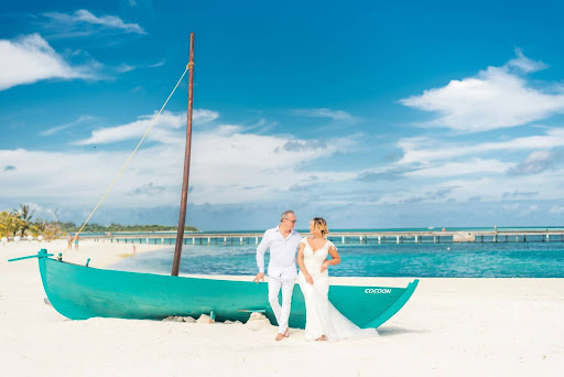 Tropical wedding on a boat trip in Punta Cana