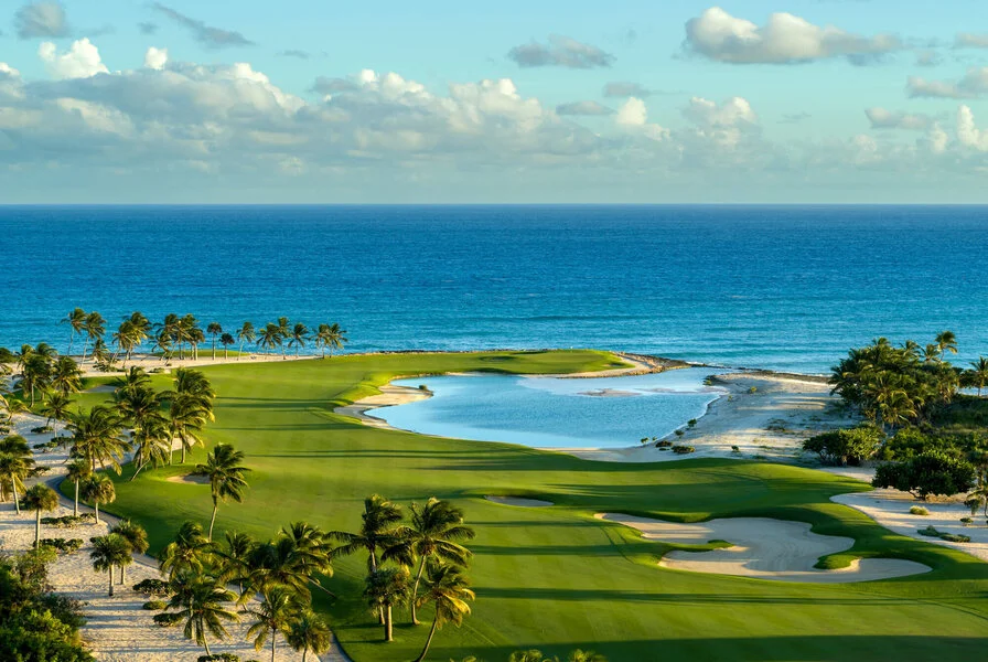 Golfing at Punta Espada Golf Course