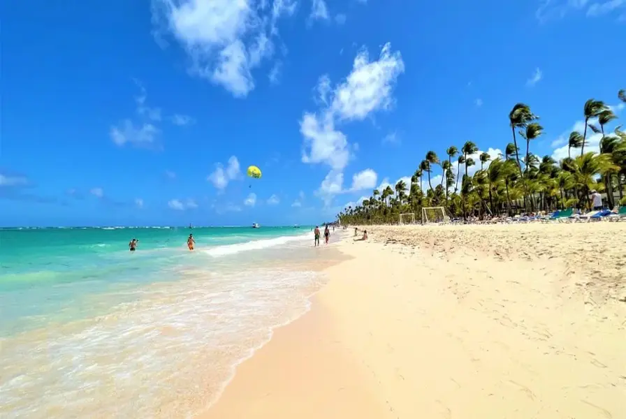 Relaxing and Sunbathing on the Pristine Sands