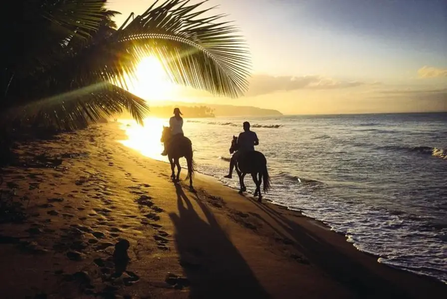 8. Sunset Horseback Ride at Macao Beach