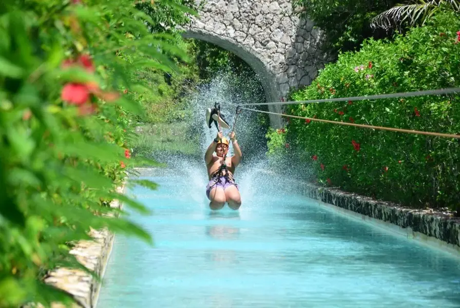 Zip Line Mega Splash