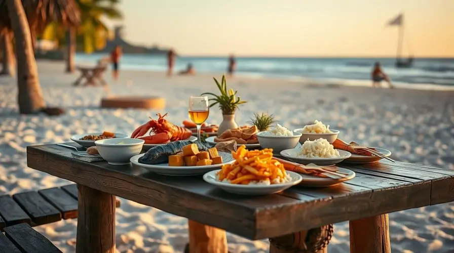 15. Taste Local Cuisine at Beach Shacks