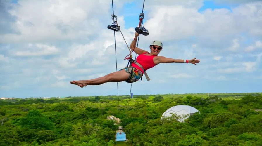 6. Zip-Line Through the Jungle Canopy