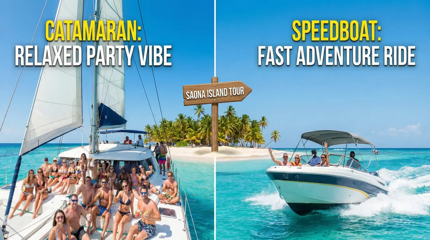 Catamaran vs. Speedboat to Saona Island | Which Punta Cana Tour is Right for You?