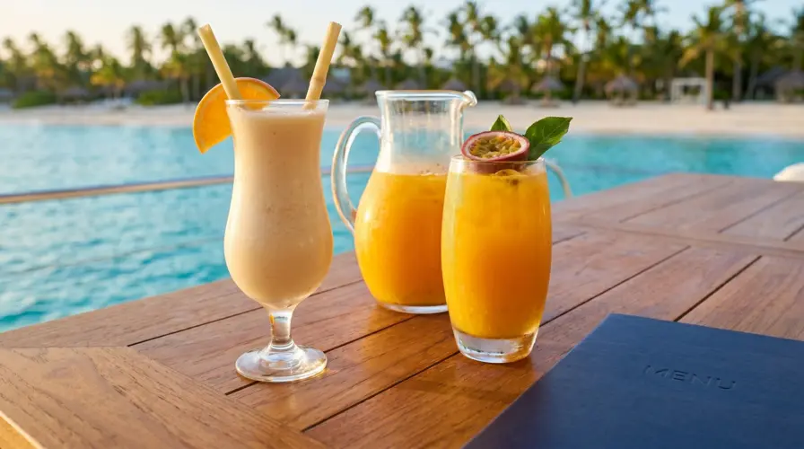 Non-Alcoholic Tropical Favorites - Punta Cana Drinks