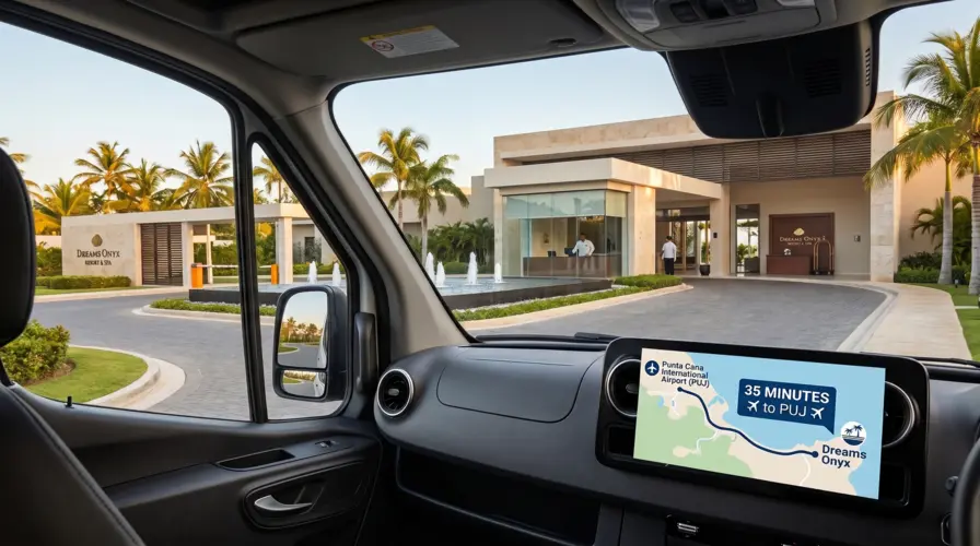 How Far is Dreams Onyx From Punta Cana Airport - Dreams Onyx Resort & Spa