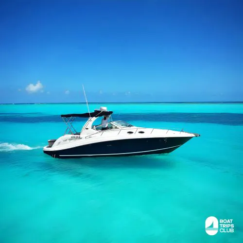 1 - Guest enjoy crystal water views of Punta Cana on our private yacht Bavaro Punta Cana tour