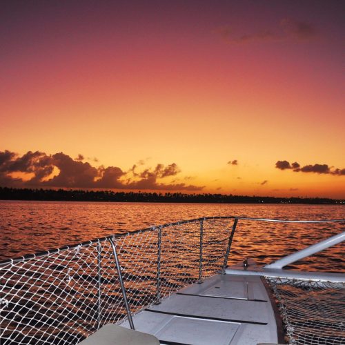 10 - Charming view of sunset on our sunset cruise punta cana tour