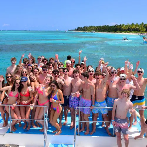 11 - Happy guests make beautiful memories on our shared catamaran tour in punta cana