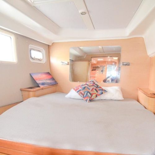 13 - Beautiful and clean relaxing area view of our yacht for our loving guests on our private yacht to Saona Island tour