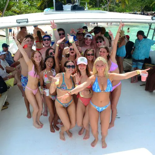 2 - Happy guest enjoy and make memories on our shared catamaran tour in punta cana