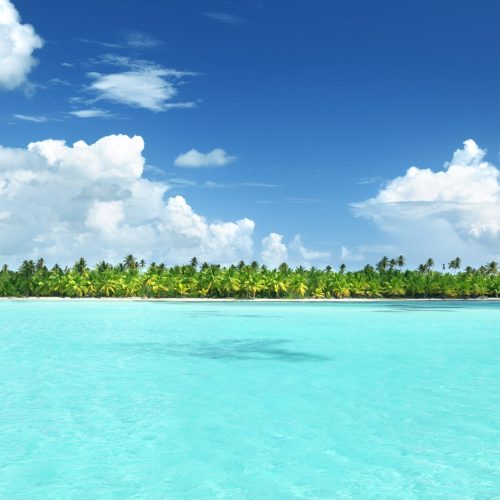 Beautiful water view of Isla Catalina on shared Isla Catalina tour with us