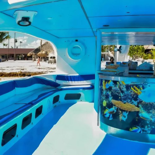 private catamaran cruise for large group in punta cana