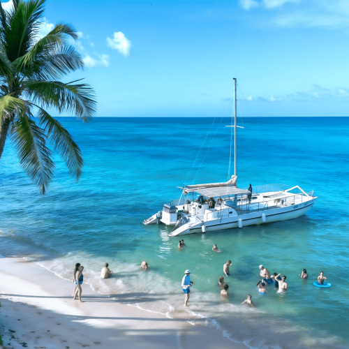 private deluxe catamaran punta cana
