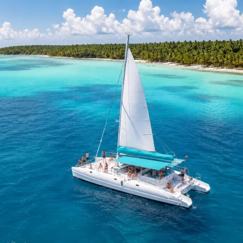 shared-isla-saona-catamaran-tour