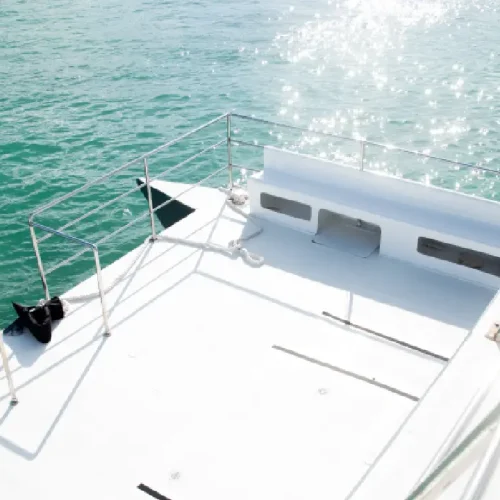 view 6 of our private mega punta cana catamaran